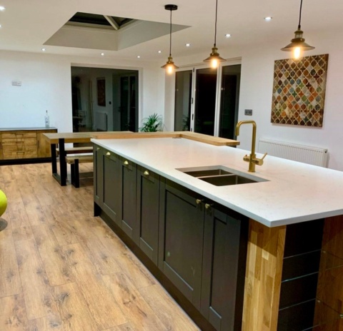 kitchen extension terraced house Nottingham